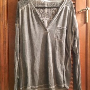Maurice’s Grey Long Sleeve Blouse.